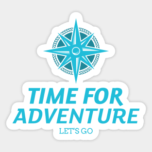 Time for Adventure Sticker